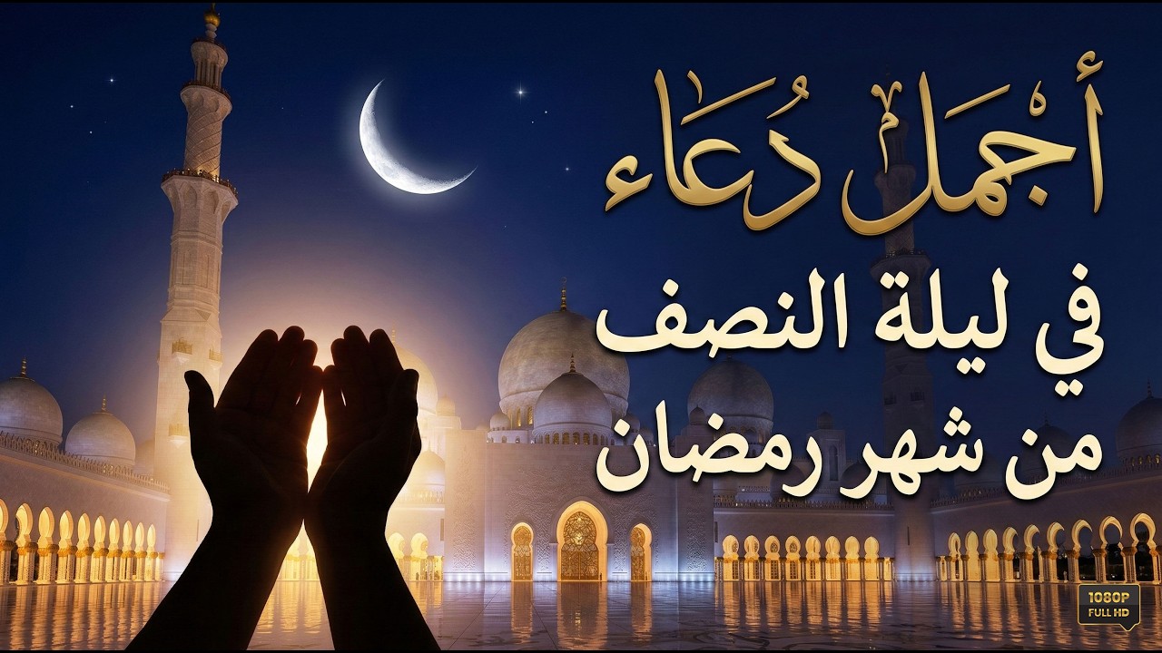 دعاء في ليله النصف من رمضان 🌙 دعاء يفتح لك أبواب الرحمة ويغيّر قدرك | لا تفوّت هذه الليلة المباركة