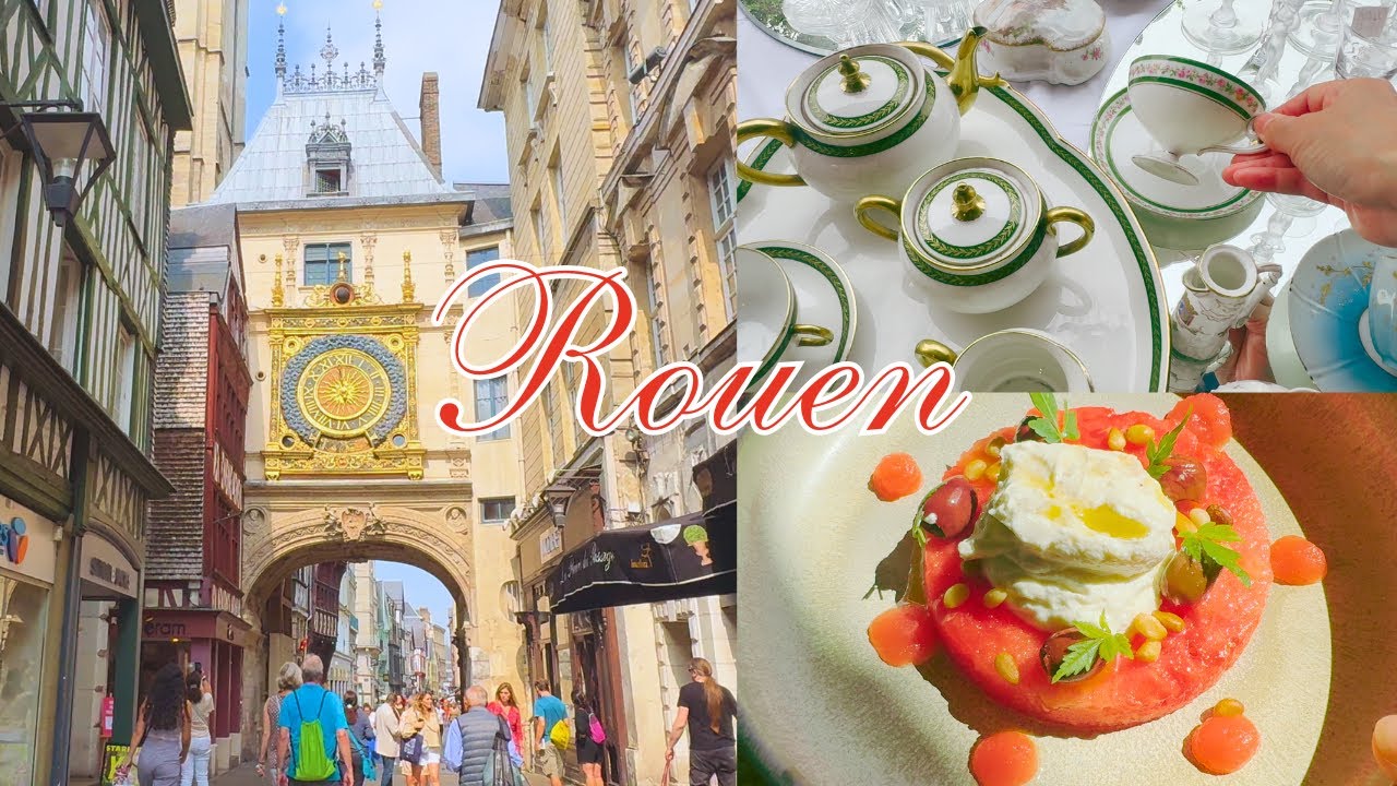 🇫🇷 Однодневная поездка из Парижа в Руан. Барахолка, импрессионизм, деликатесы и т. д.