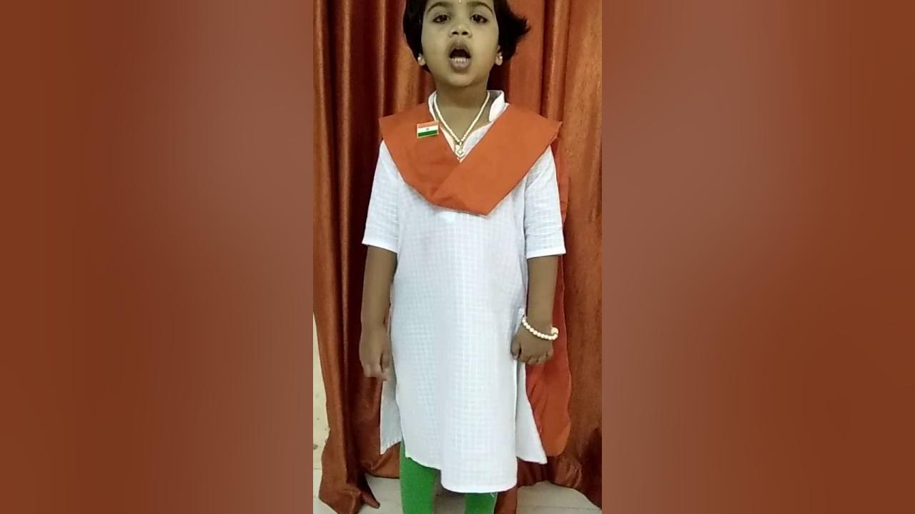 15th Aug marathi speech by Manasvi Mutke YouTube