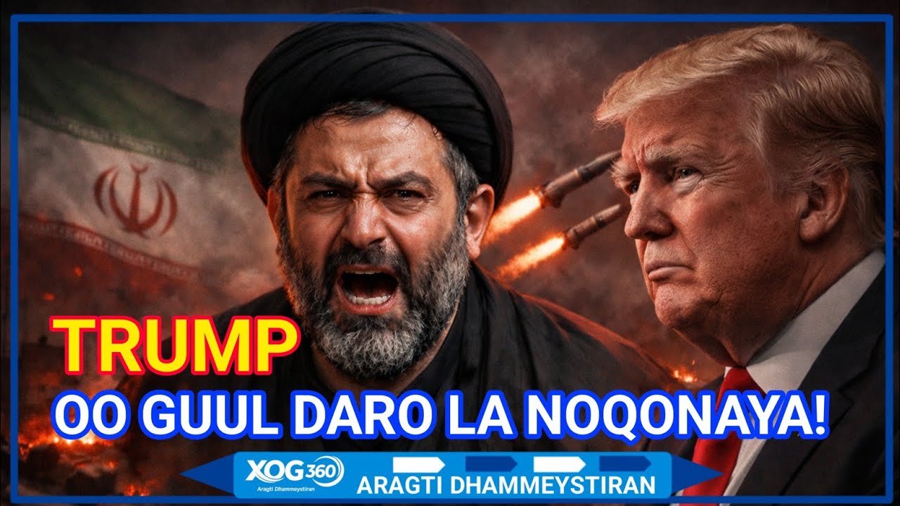 TRUMP OO DOONAYO IN LOO QIRO GUUL, KADIB GUUL DARADII DAGAALKA, IYO ISAGOO ISAGA BAXAYA DAGAALKA.