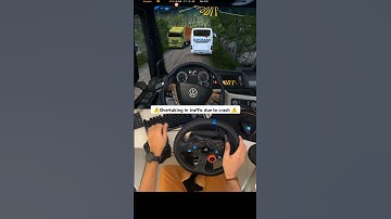 ⚠️Volkswagen Truck Driver Overtaking like a pro - Euro Truck Simulator 2 Gameplay #shorts