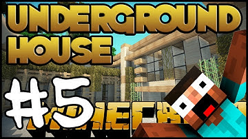 Minecraft Lets Build HD: Underground House - Part 5