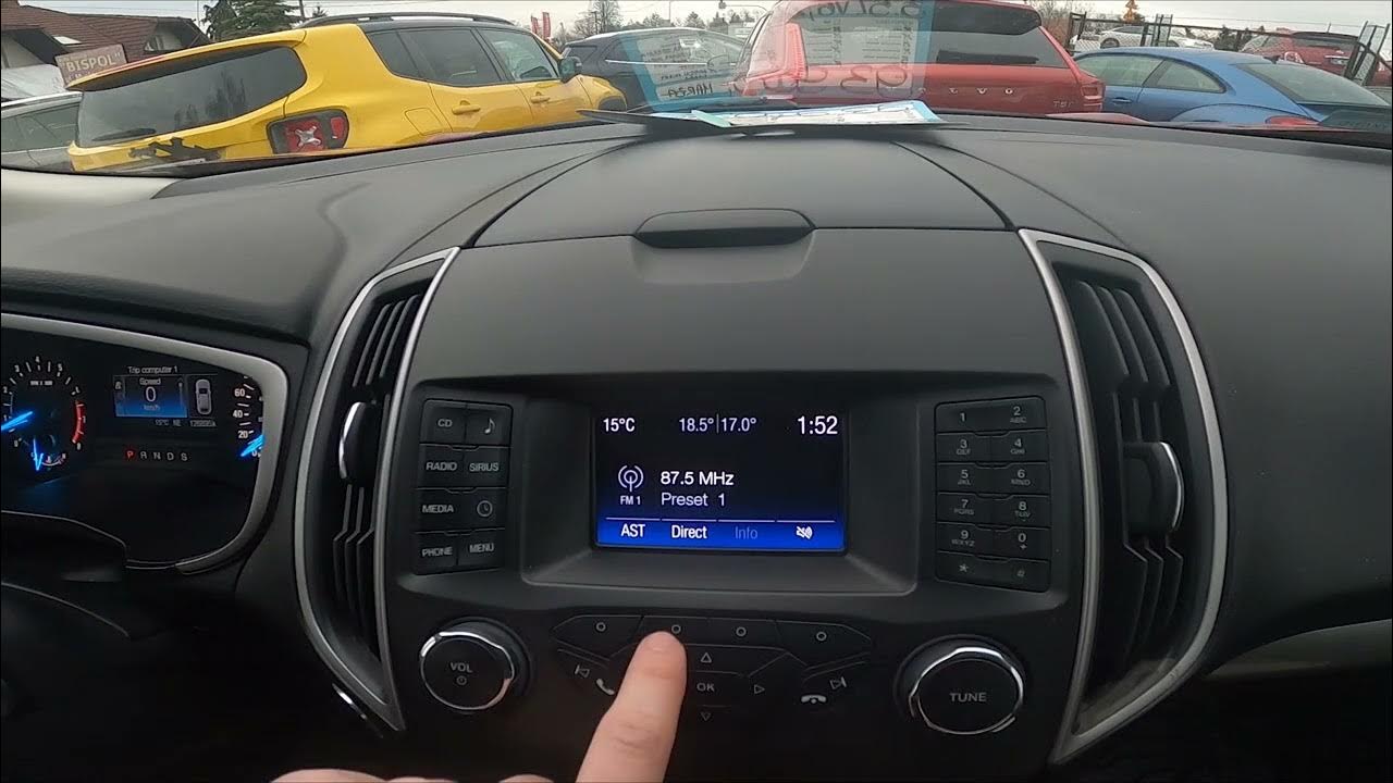 How to Manually Change Radio Station in Ford Edge II ( 2015 2020