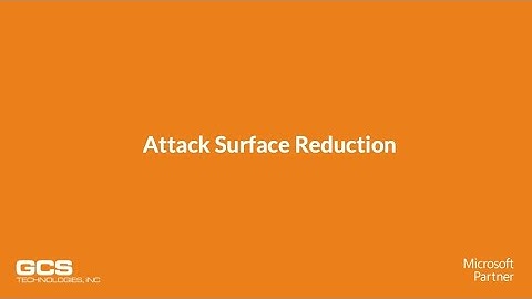 GCS SecureCloud - Attack Surface Reduction