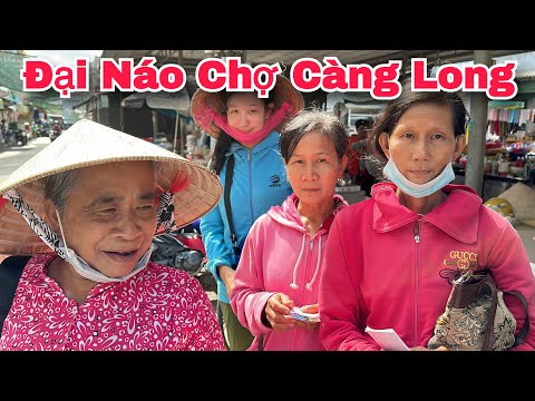 Đại Náo Chợ Càng Long Trà Vinh Người Bán Vé Số Khá Đông Ít Gặp Nhà Hảo Tâm | Khương Nhựt Minh