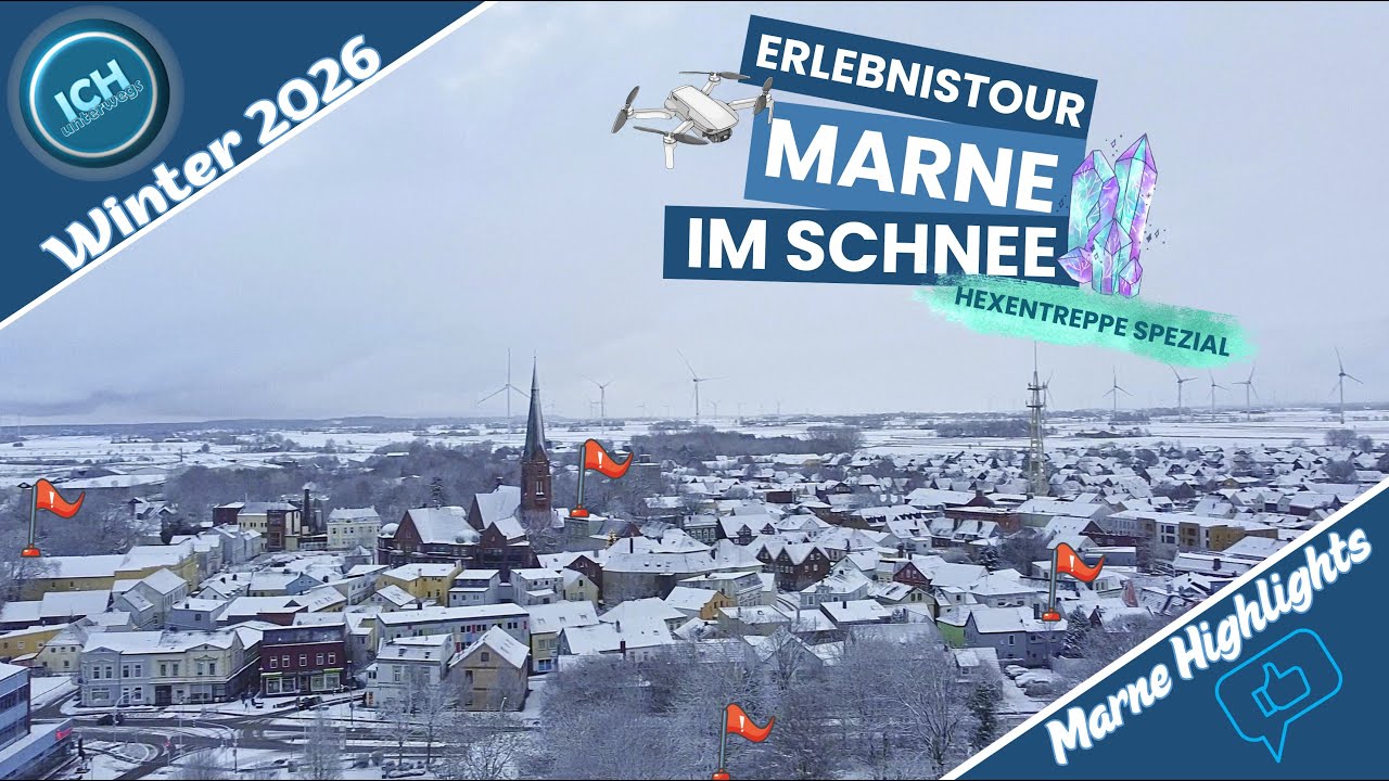 ||- Dithmarschen - Erlebnistour Marne im Schnee -||
