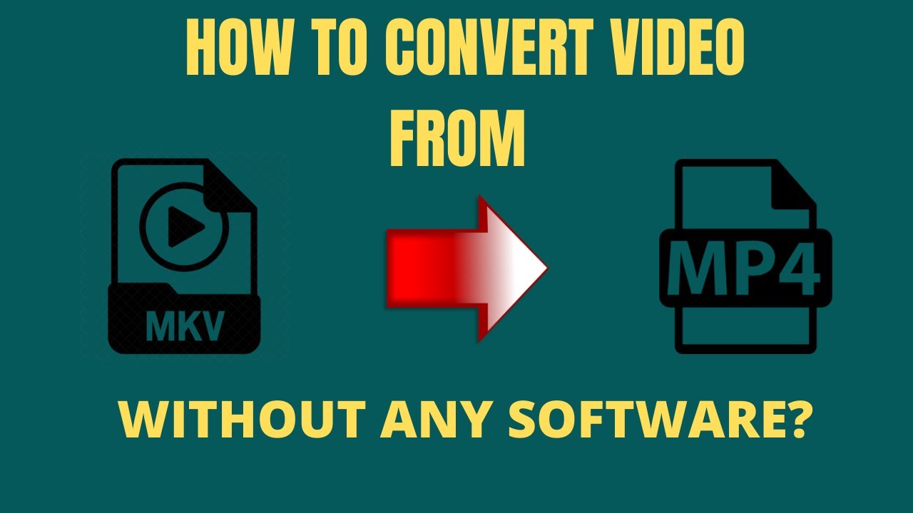 How to convert mkv videos into mp4? free online video conversion - YouTube
