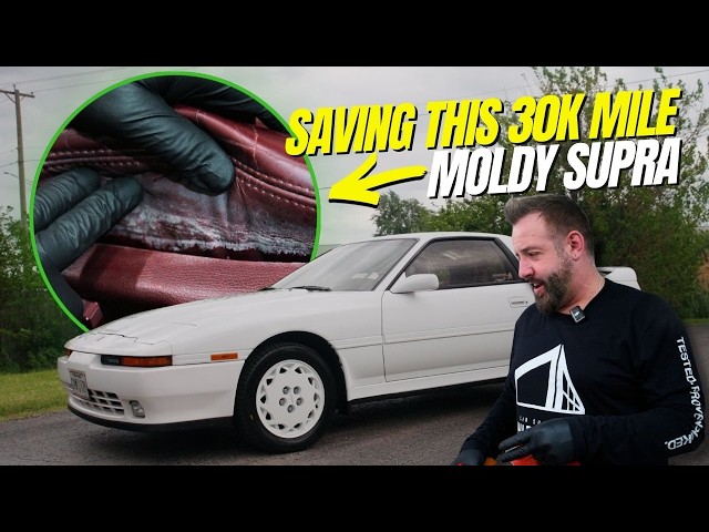 Saving a 1990 Supra: Full Detail & Decontamination - YouTube