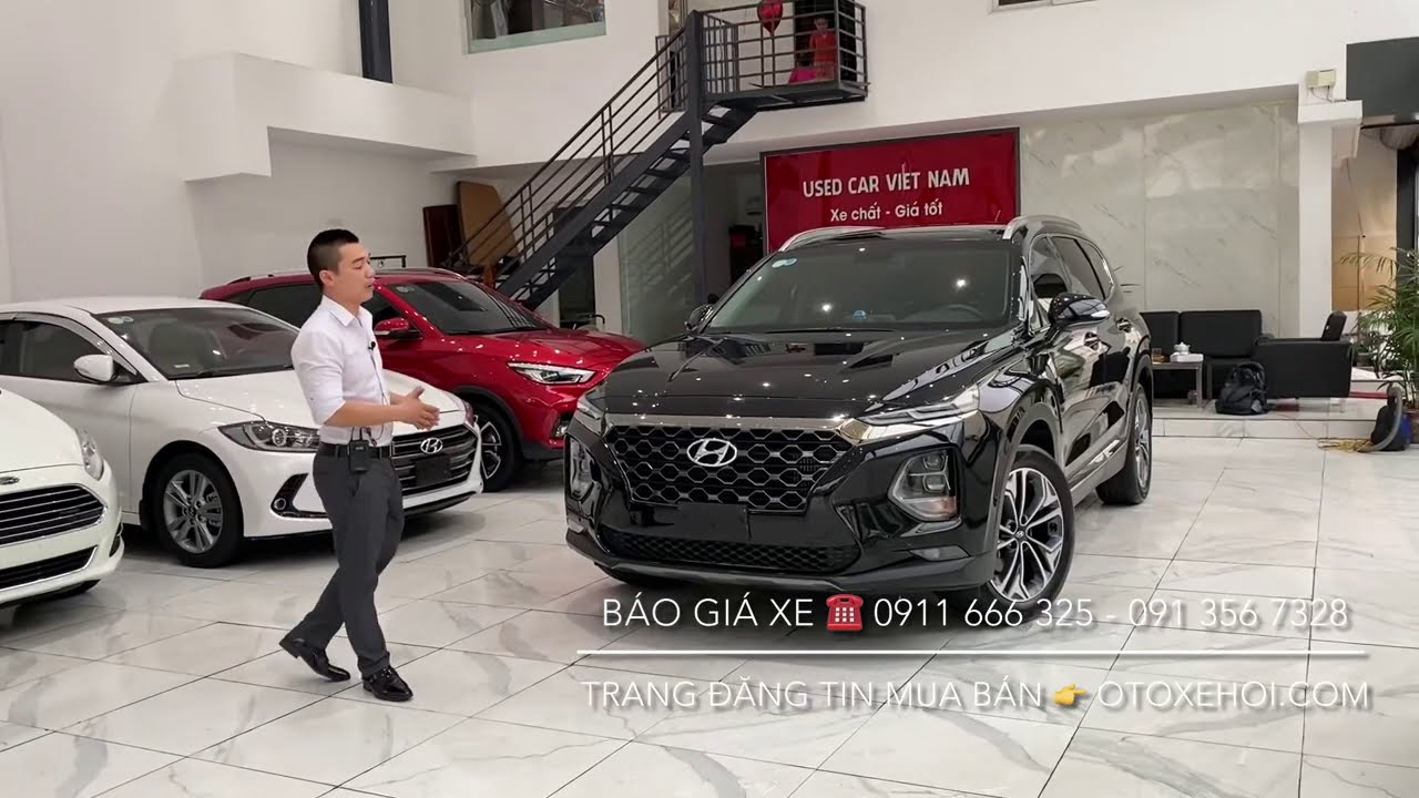 Bán xe ô tô cũ 7 chỗ máy dầu Hyundai SantaFe sx 2019 bản full - Kiến ...