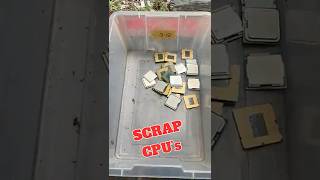 Scrap CPU GOLD into $69 NO Chemicals #shorts