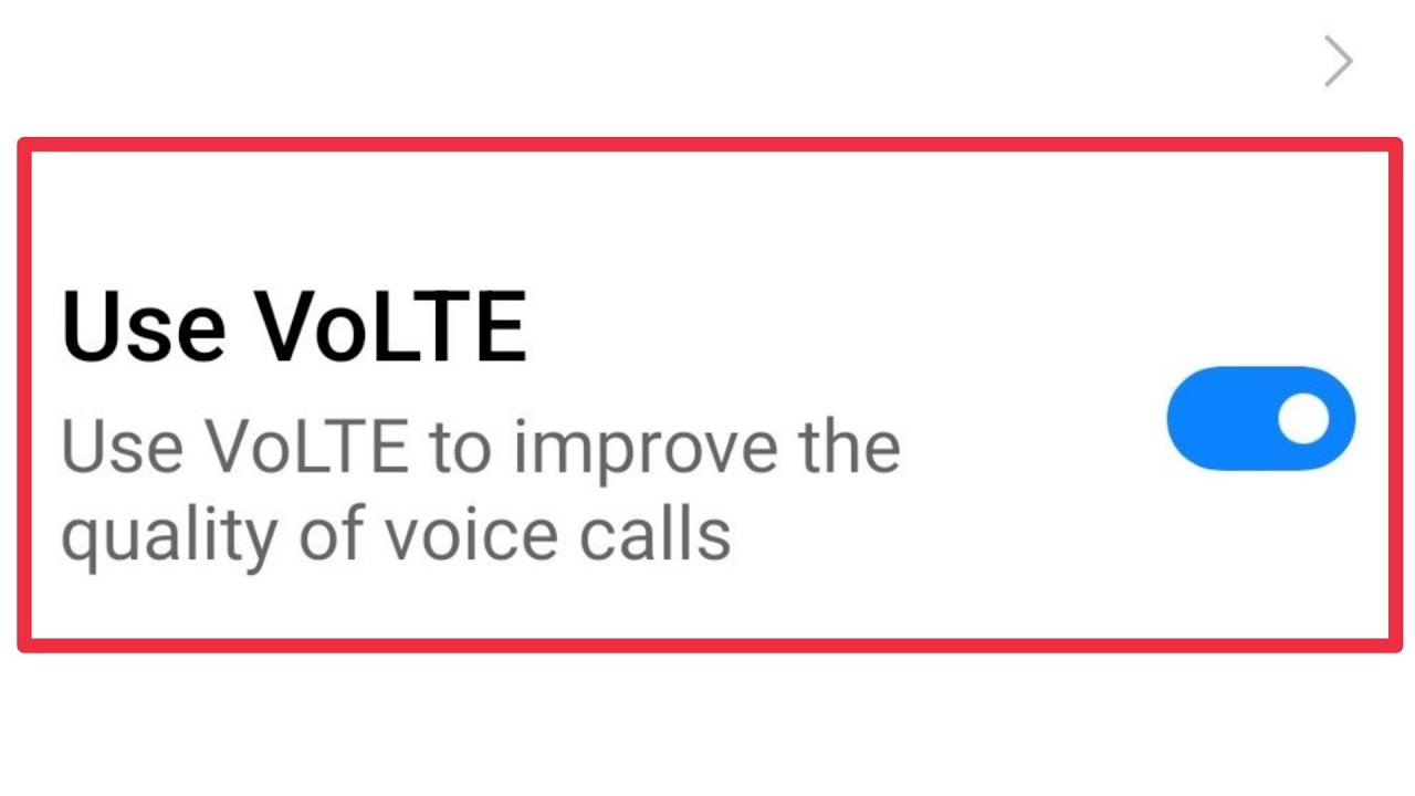 Use VoLTE Settings || Turn On Use VoLTE || Use VoLTE Kaise Chalu Kare