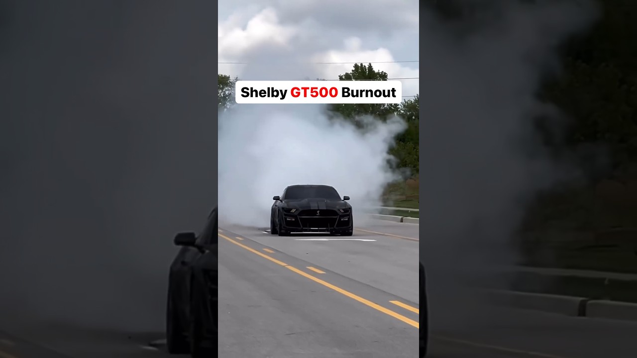 Whipple Shelby GT500 Burnout!