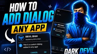 How To Add Alert Dialog In Any App (Easy Method) // app mein dialog add kaise kare 