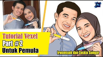 Tutorial Membuat Vexel Art di photoshop (Bagian Gigi dan Bibir) I TUTORIAL PHOTOSHOP