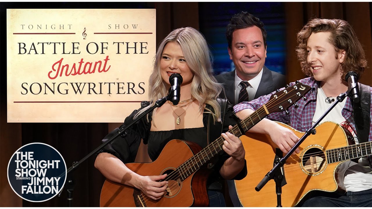 Battle of the Instant Songwriters: I Still Don’t Understand NFTs and Batman Spoilers | Tonight Show