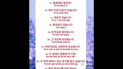 40 CÂU GIAO TIẾP TIẾNG HÀN THÔNG DỤNG Ở NƠI LÀM VIỆC