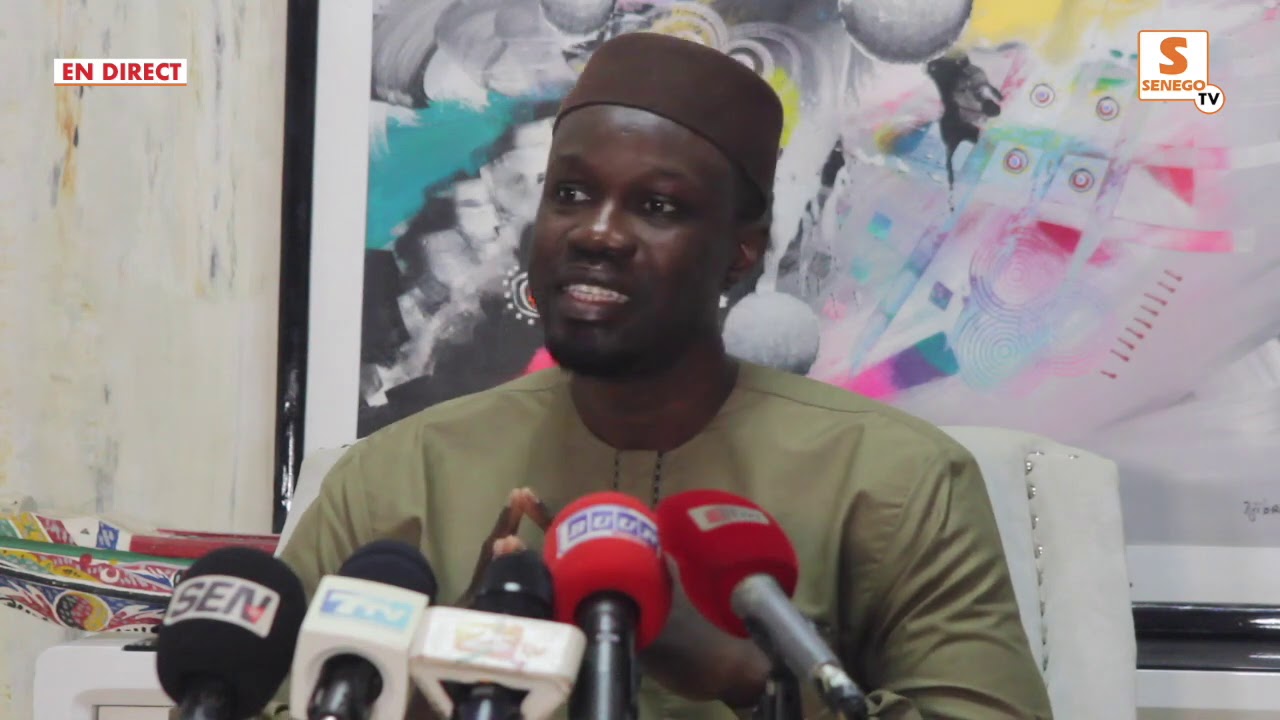 La déclaration de Ousmane Sonko sur l’affaire présumée de viol
