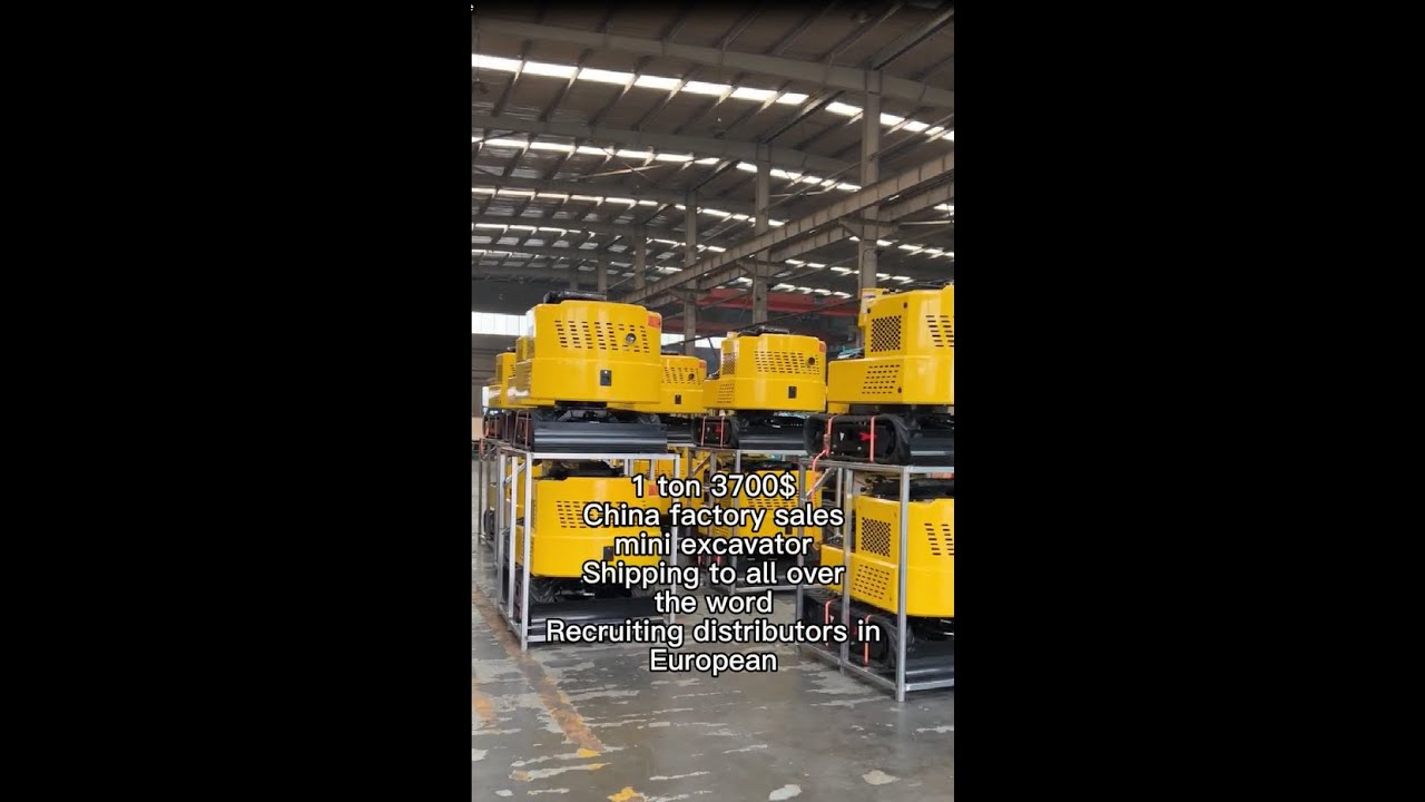 RIPPA 1 ton mini excavator delivery site