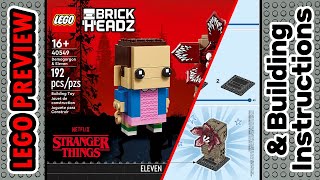 PREVIEW: 40549, LEGO BRICKHEADZ, Demogorgon & Eleven & Building Instructions! LEGO 2022