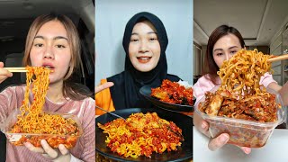 Spicy Sea Noodles (Super Spicy Noodles)🍜🌶🔥 | Tiktok Mukbang Compilation