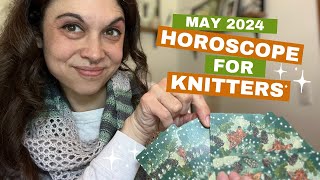 May Horoscope for Knitters | Tarot Card for Each Zodiac Sign | Northern Animal Tarot | Knit Witch