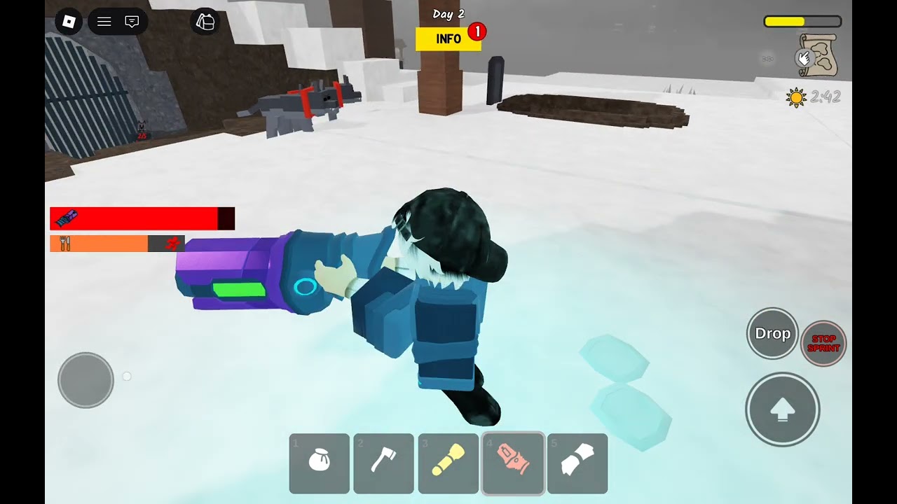 I tried to survive 99 night in the forest  but fail 