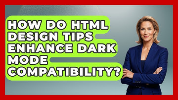 How Do HTML Design Tips Enhance Dark Mode Compatibility? | Simple HTML Studio News