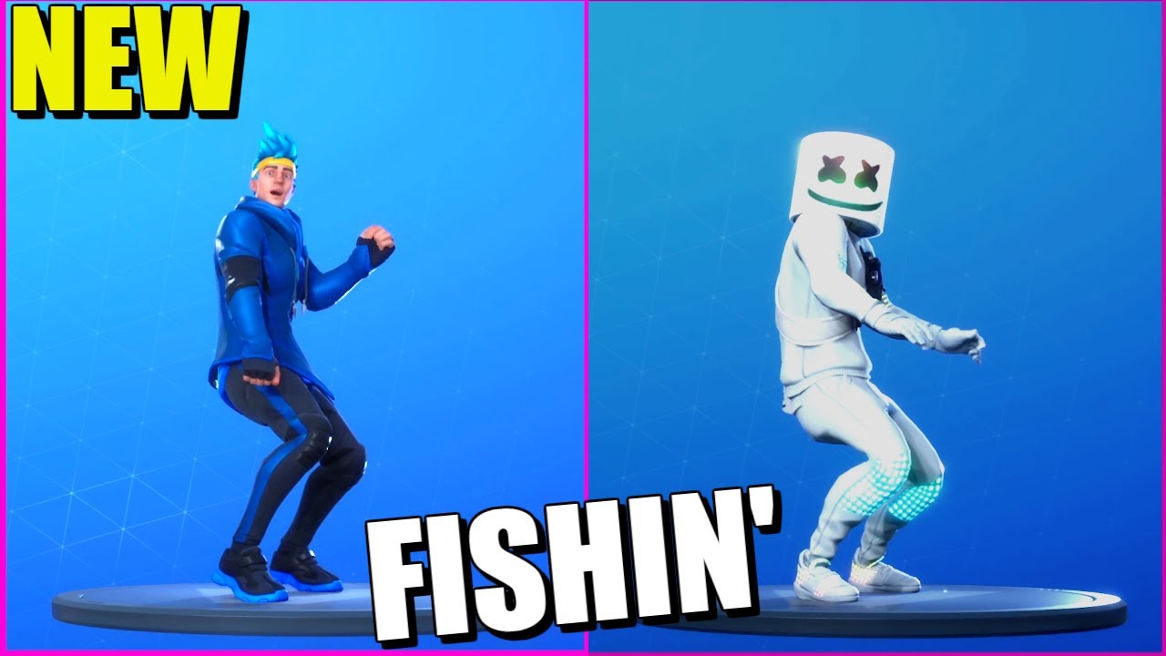 FORTNITE FISHIN EMOTE 1 HOUR