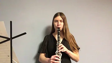 Kaitlyn Horn, Clarinet Scales F, E, and Ab major