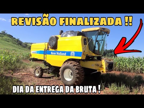 O DIA DA ENTREGA DA TC 5070. mostrando a escada hidráulica e como ela ficou !!
