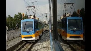Sofia Trams Line 5 Timelapse