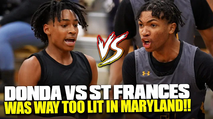 DONDA ACADEMY GETS TESTED BY SCRAPPY MARYLAND TEAM...