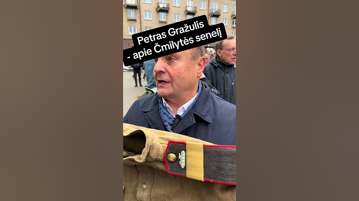 Petras gražulis apie Čmilytės senelį (www.televizijainternete.live)