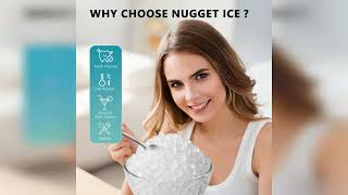 Overview: EUHOMY Nugget Ice Maker Countertop with Handle, Ready in 6 Mins, 34lbs Per Day, Remova... screenshot 1