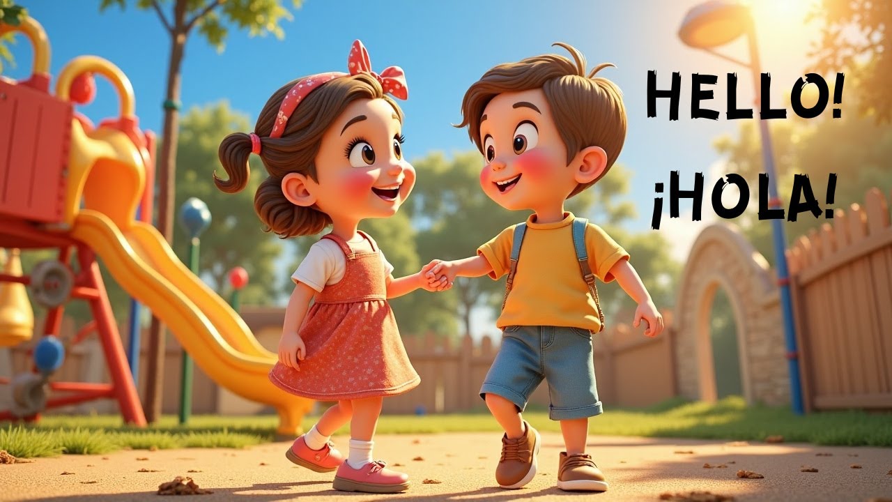 Hello! Hola! – English & Spanish Greetings Song for Kids