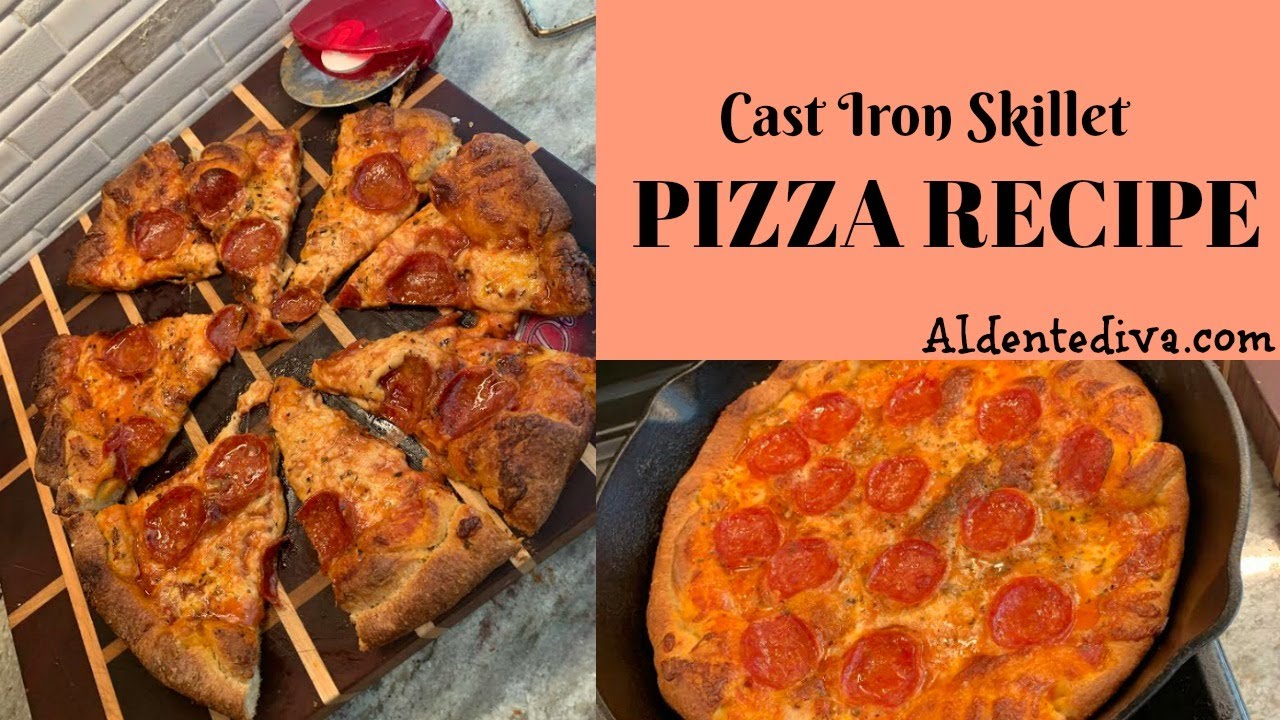 How to Make Cast Iron Skillet Pizza - Kitchen Swagger