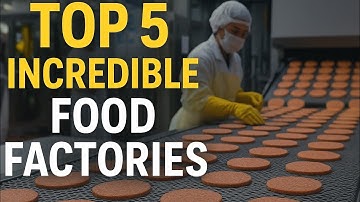 Top 5 Incredible Food Factories | Amazing Mass Production Process