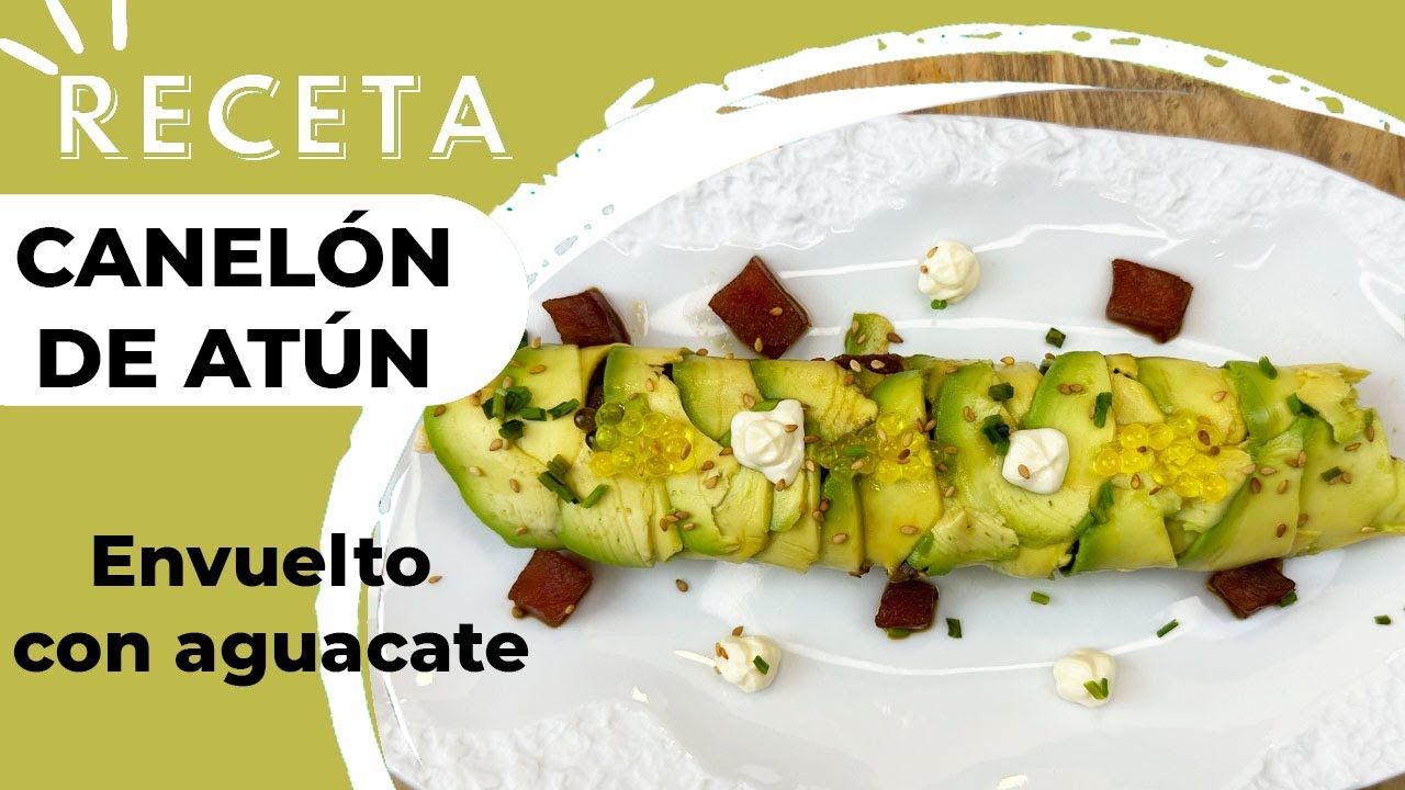 ✅ ¡El mejor canelón de atún que probarás!! Canelón De Atún Con Aguacate y Mayonesa Sriracha.