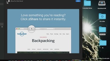 zShare For Zoho Special Mac App Store (Basic Overview)