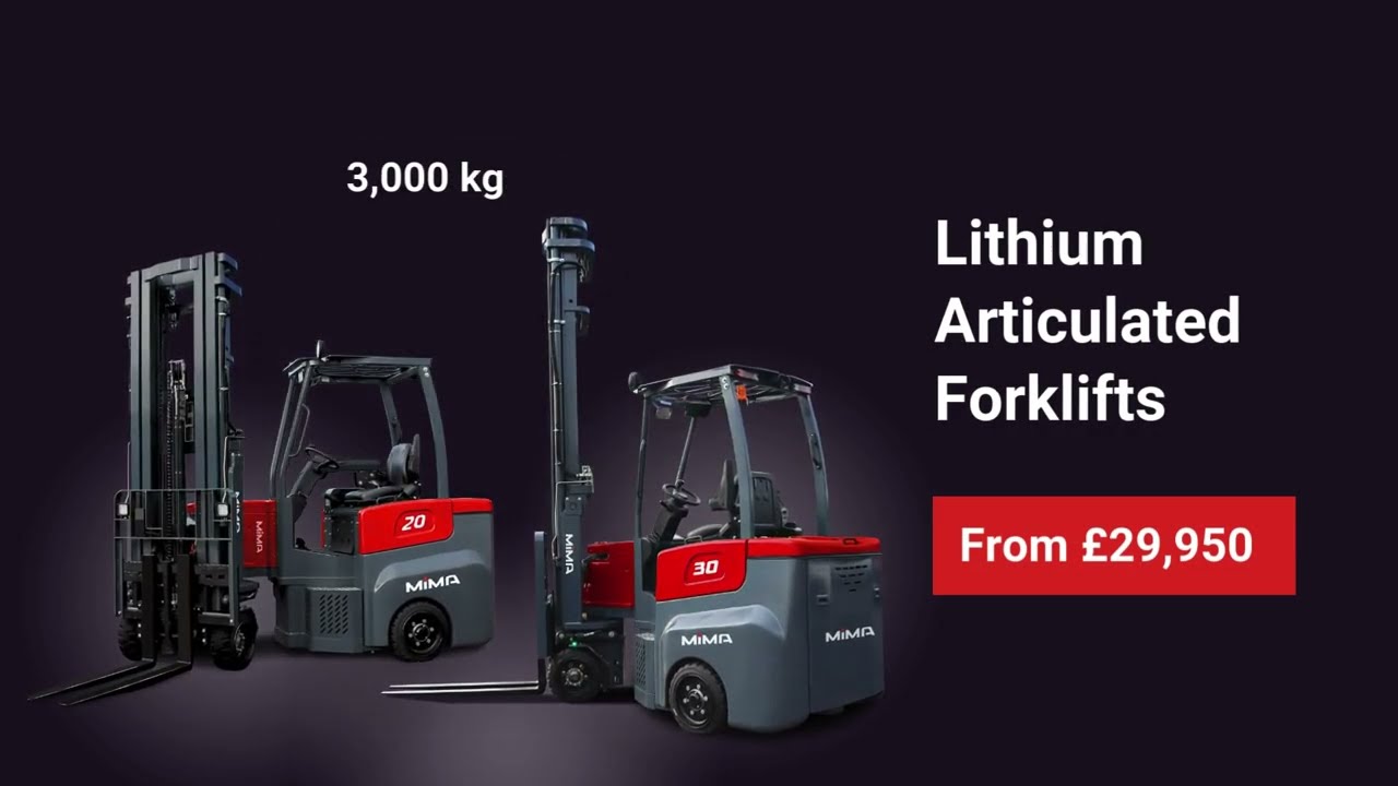 Trucks Direct UK Limited   New MiMA - MJ series Articulated Forklift.