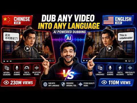 How to Translate & Dub Any Video into Any Language with AI
