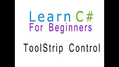 Toolstripcontainer in c# windows application