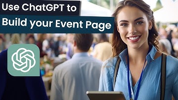 How to use ChatGPT to make a great event page