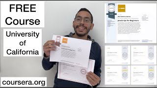 JavaScript For Beginners By University Of California ... Coursera courses (FREE?!)