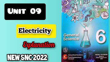 Class 6 Science Unit 9 | Electricity | Explanation | Reading| SNC |NBF 2022