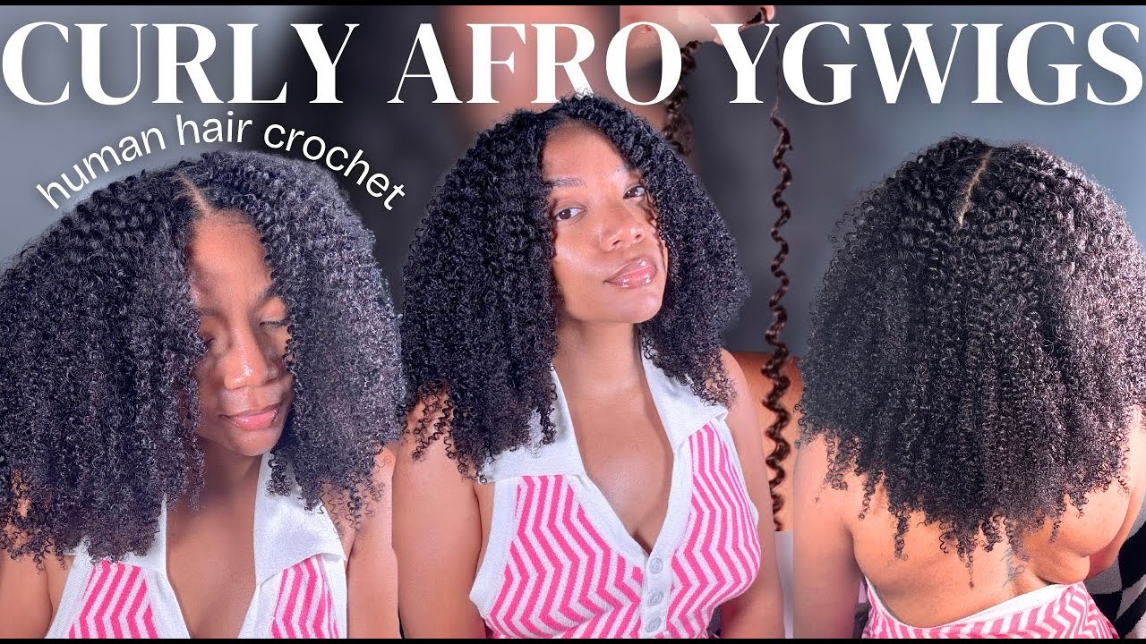 Crochet hair that looks NATURAL FINALLY !! - afro kinky ygwigs