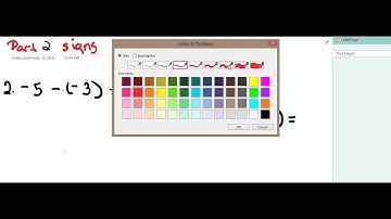Adding and Subtracting Positive and Negative Numbers Part 2