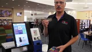 How to use the self-checkout machines at the El Paso Public Library
