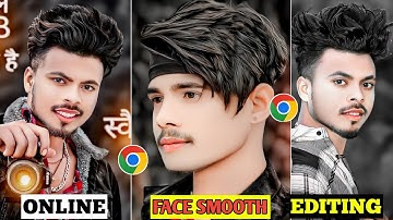 FULL HD FACE SMOOTH JUST ONE CLICK😮|| ONLINE FACE SMOOTH WEBSITE || NEW TRICK 2024 EDITING🔥