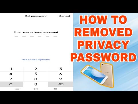 Vivo|How To Removed Privacy Password|Tagalog Tutorial